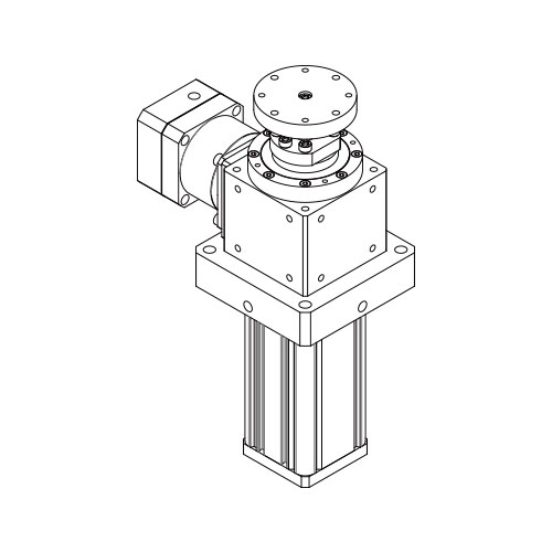RB-G1-AHT單軸螺桿升降機活塞型式