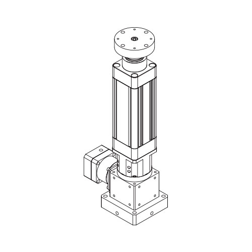 RB-G1-JDT單軸螺桿升降機電缸型式