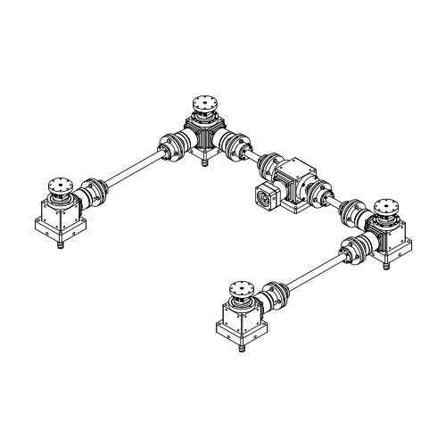 RB-G4U-A-BST 4軸螺桿升降機型式